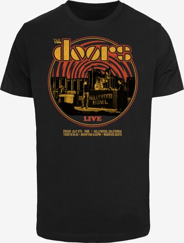 F4NT4STIC T-Shirt 'The Doors Music Live 68 Retro' in Schwarz: predná strana