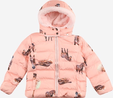 LEMON BERET Winter Jacket in Pink: front