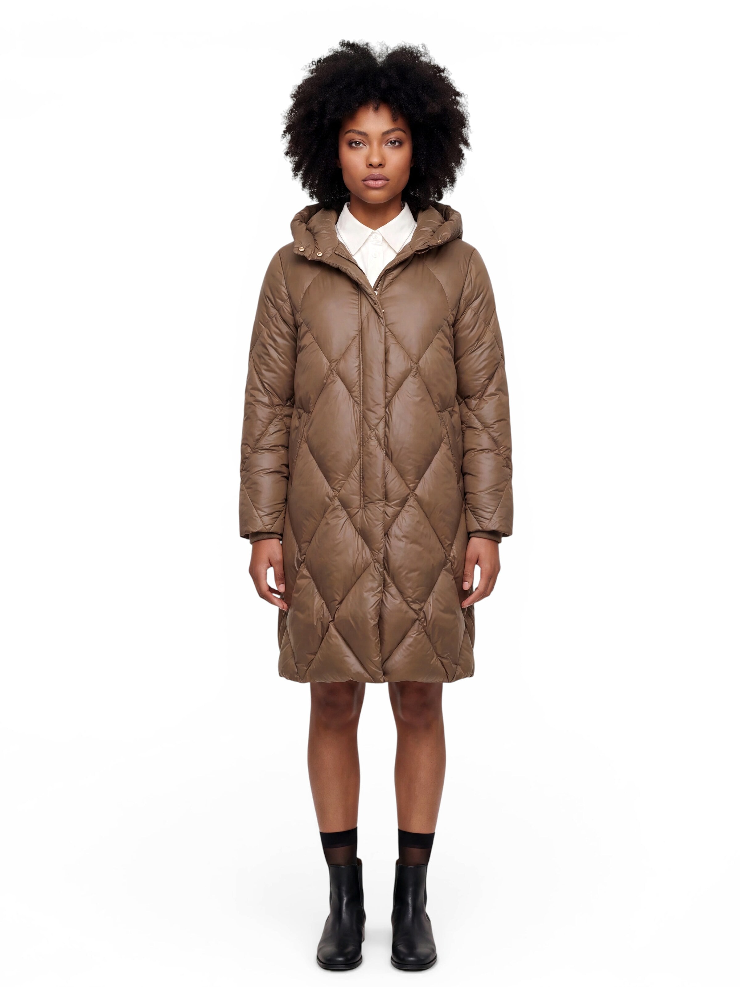 Funk since 1776 Winter Coat 'Daunenmantel' in Green
