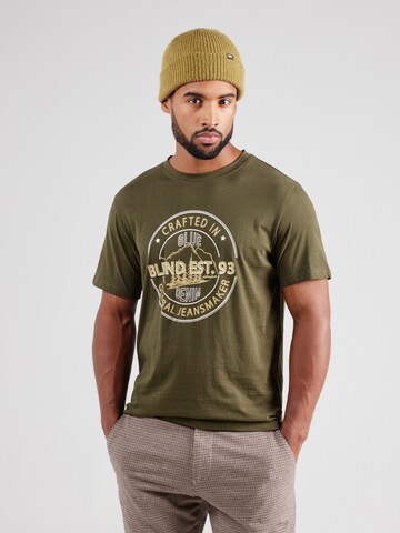 BLEND - Camiseta en verde: frente