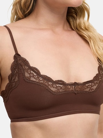 cfab (formerly creamy fabrics) Bustier BH 'Lace Bralette' in Bruin