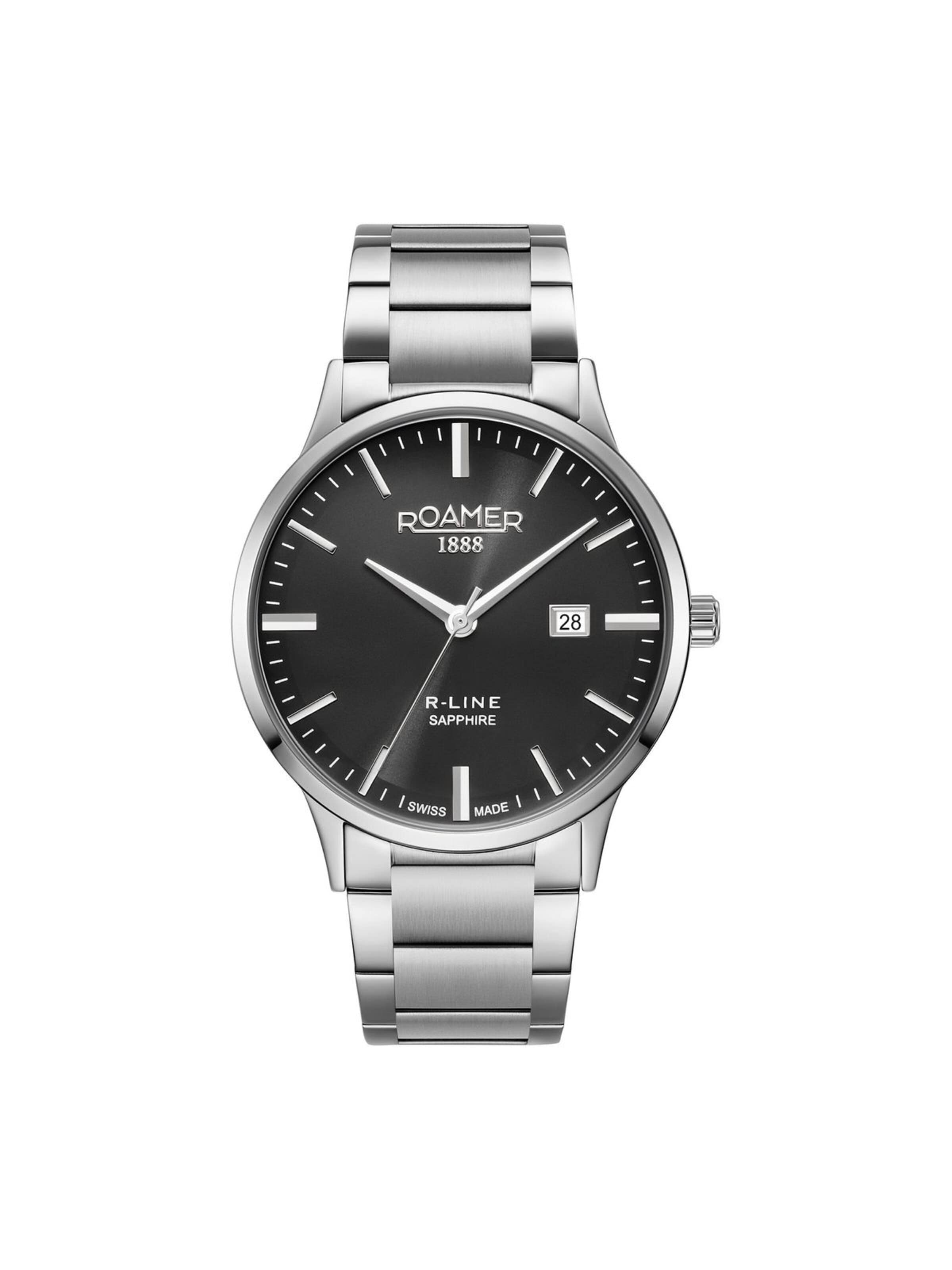 Roamer Analoguhr‌‌‌‌‌‌‌‌‌‌ in Schwarz: Vorderseite