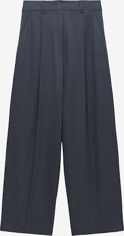 pilka Adolfo Dominguez Plačios klešnės Klostuotos kelnės: priekis