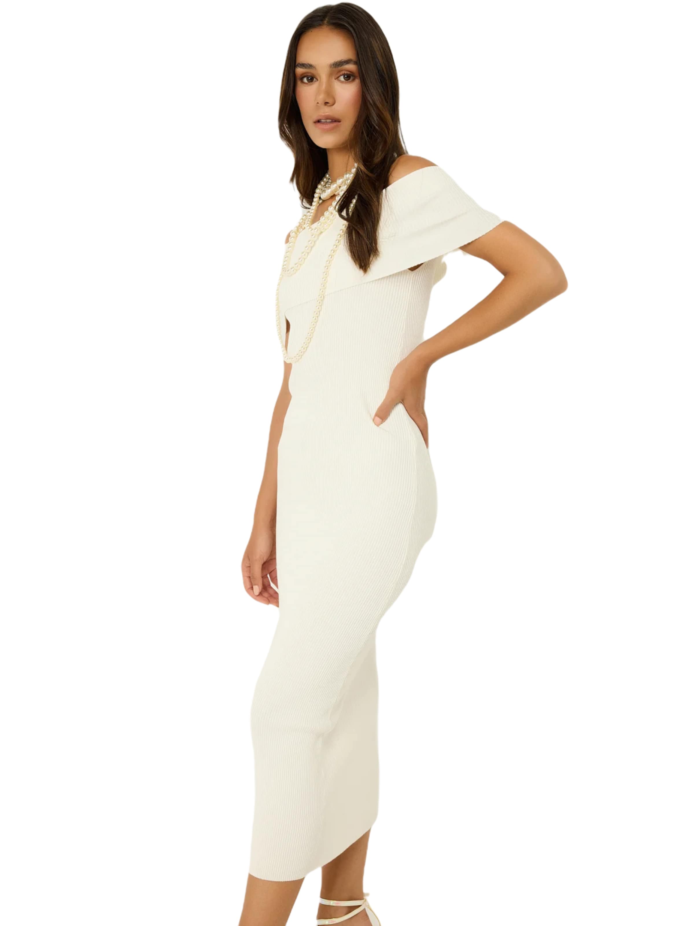 No Matter What Kleid 'Elbise' in Weiß