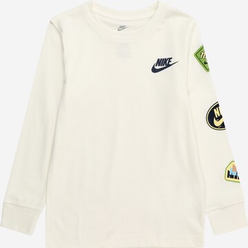 Nike Sportswear Shirt in Beige: voorkant