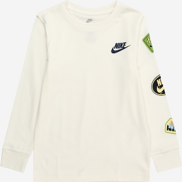 T-Shirt Nike Sportswear en beige : devant