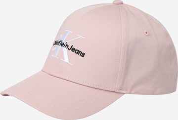 Cappello da baseball di Calvin Klein Jeans in rosa: frontale