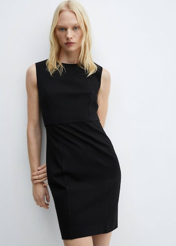 MANGO Knitted dress 'Paloma' in Black: front