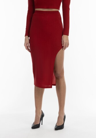 faina Skirt in Red: front