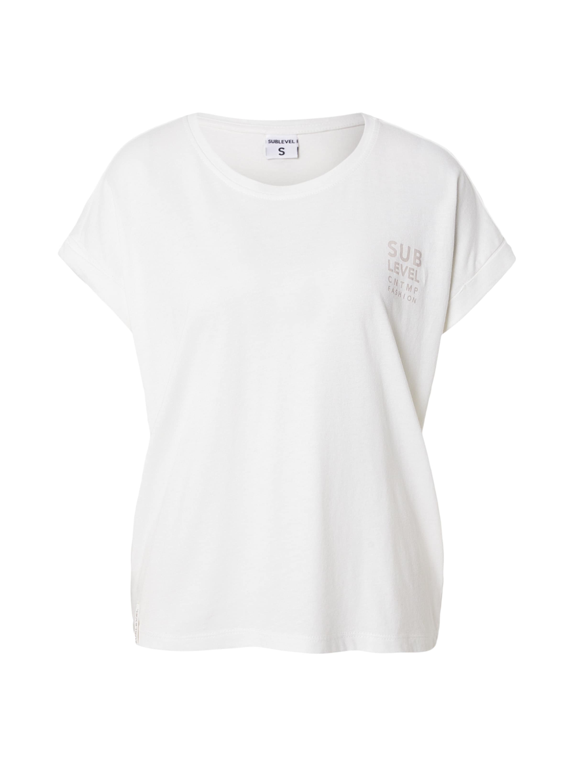 Sublevel T-shirt i vit: framsida
