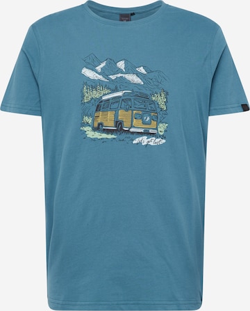 T-Shirt 'ROGGERO' Ragwear en bleu : devant