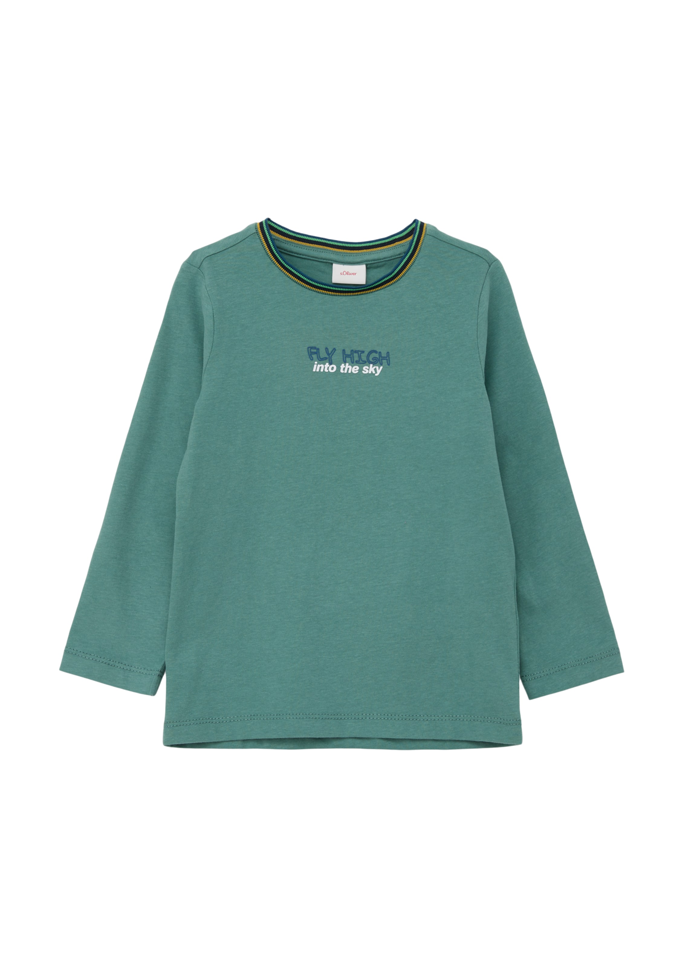 T-Shirt s.Oliver en vert : devant