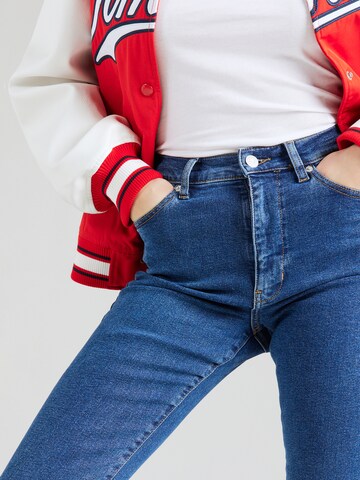zils Tommy Jeans Šaurs Džinsi 'SYLVIA HIGH RISE SKINNY'