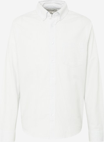 Cotton On جينز مضبوط قميص 'MAYFAIR' بلون أبيض: الأمام