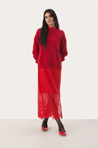 Part Two Jurk 'Maryanne' in Rood