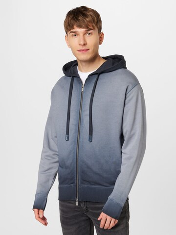 DRYKORN Sweat jacket 'OSKAR' in Blue: front