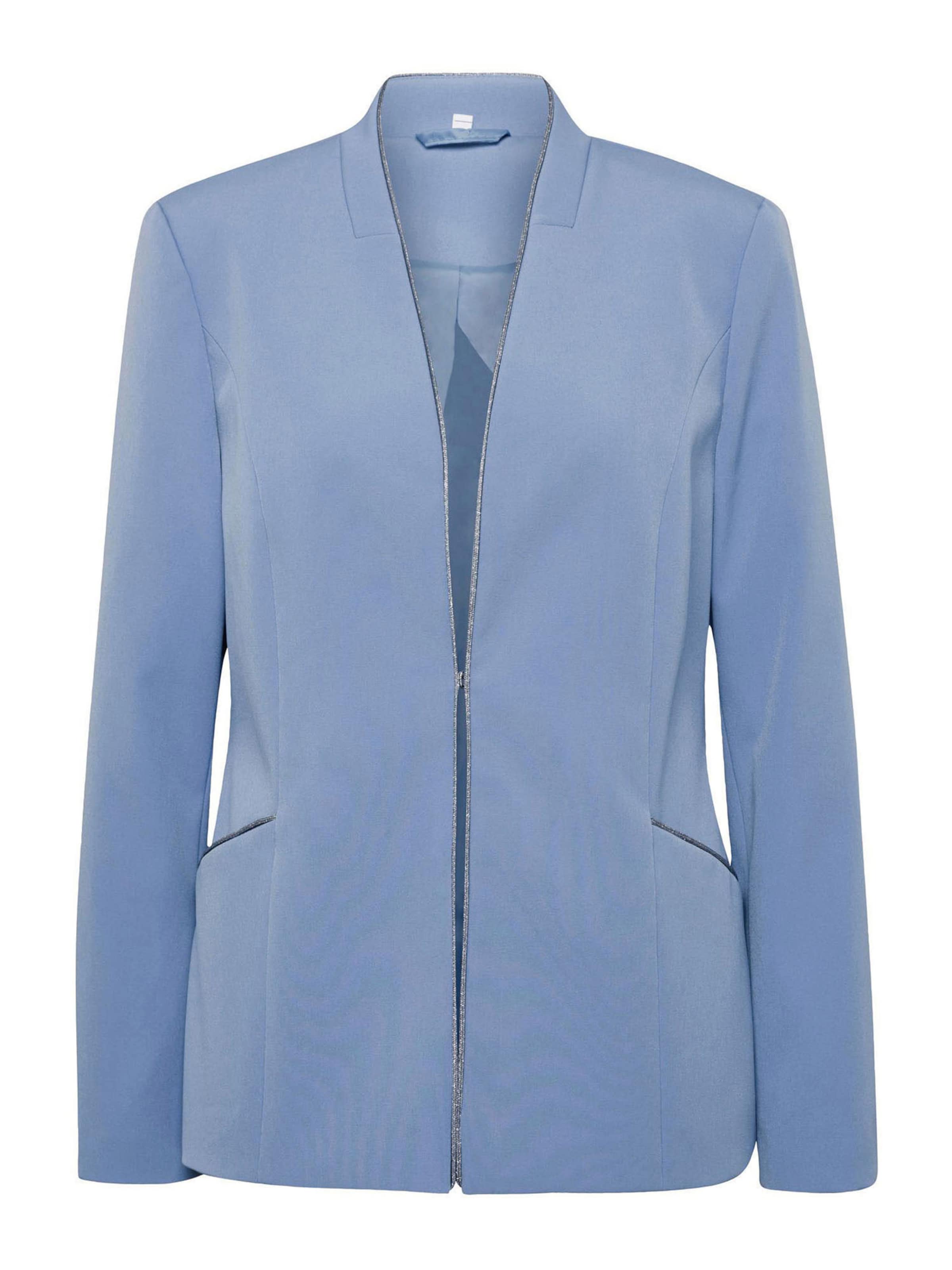 Goldner Blazer in Blau: Vorderseite