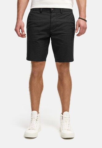Regular Pantalon 'Hutchico' INDICODE JEANS en noir