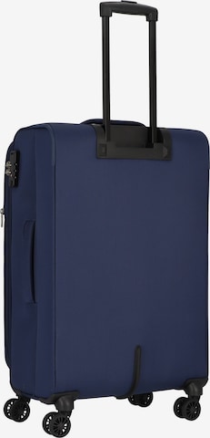 American Tourister Suitcase Set 'Street Roll' in Blue