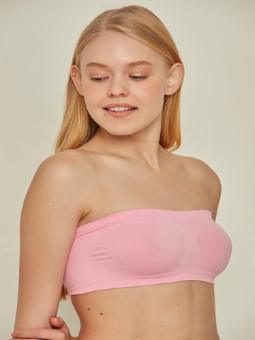 Bandeau Soutien-gorge C&City en rose