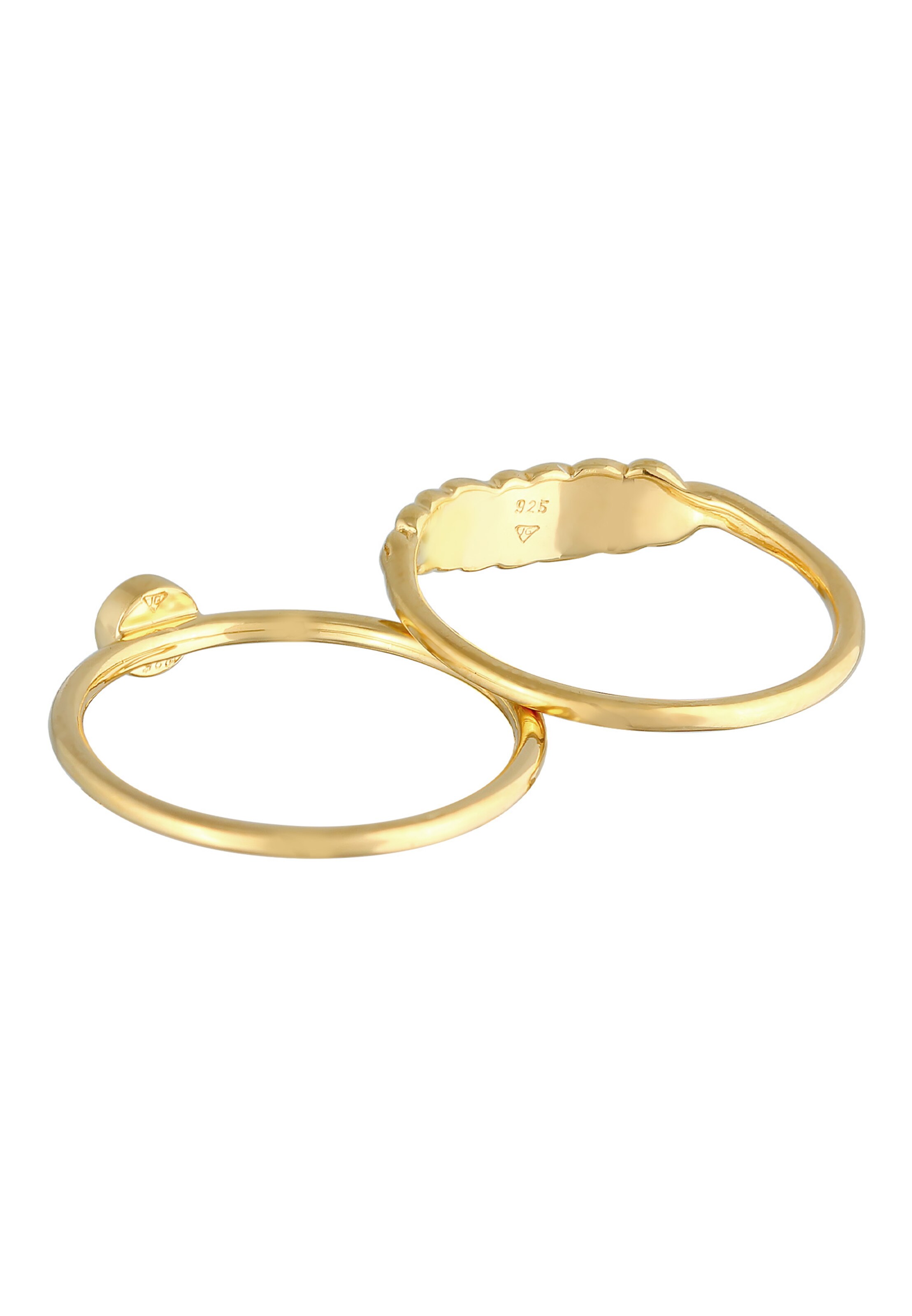 ELLI Ring Boho 'Feder' in Gold