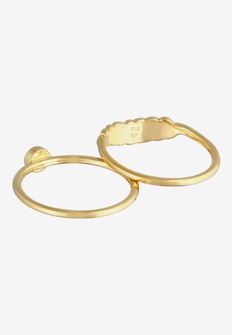 ELLI Ring Boho 'Feder' in Gold