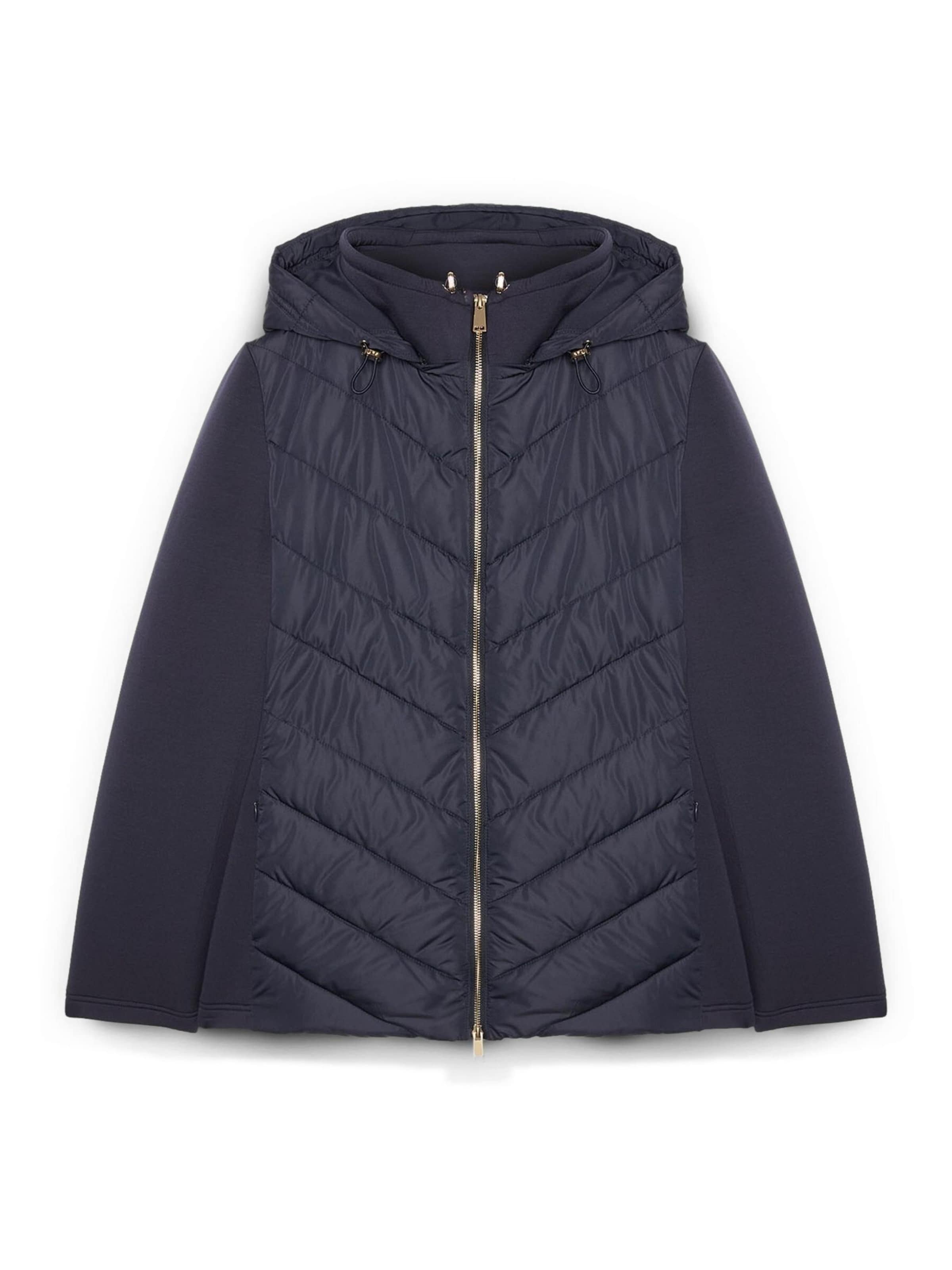 Giacca invernale di Fiorella Rubino in blu: frontale