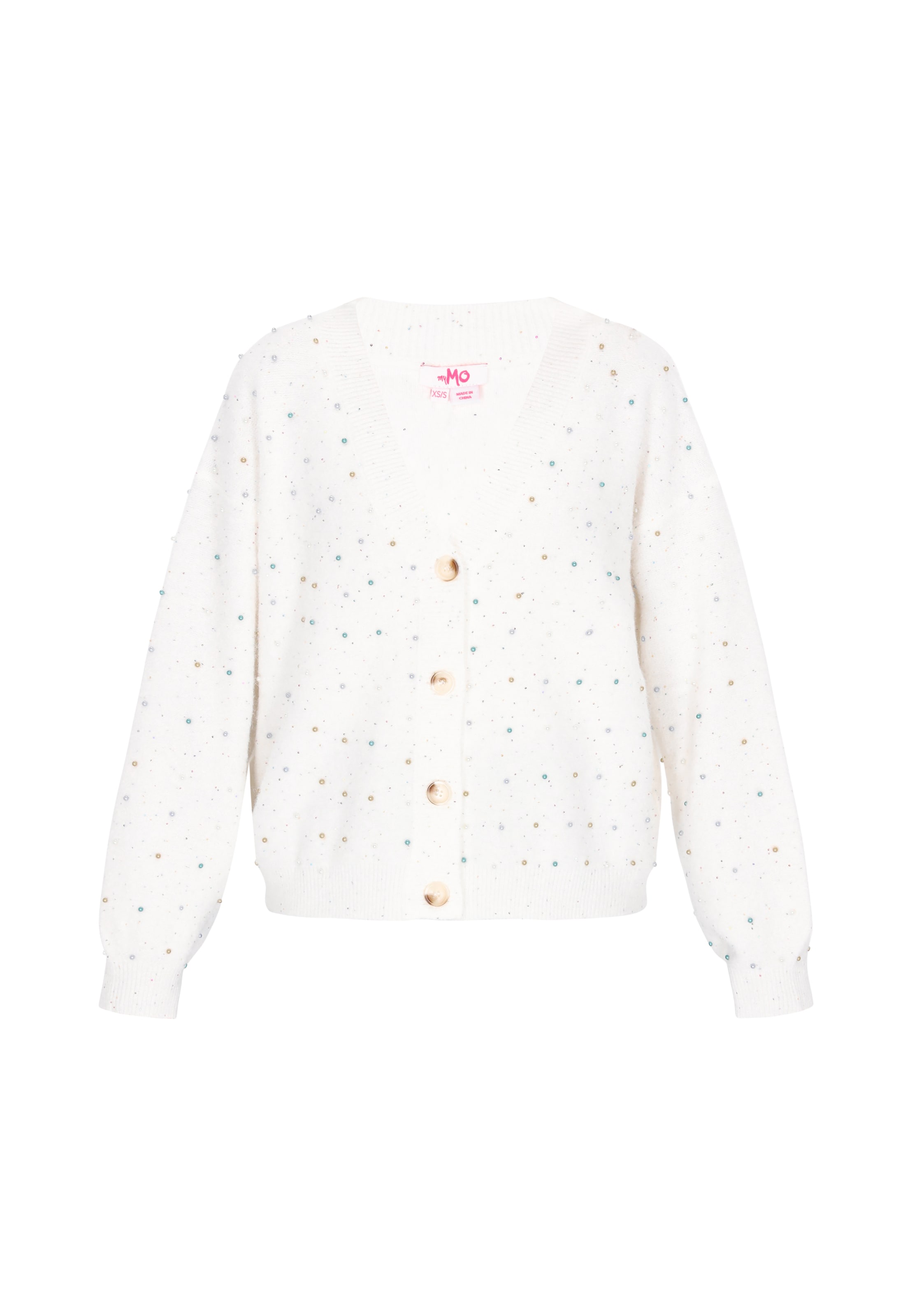 MYMO - Cárdigan en blanco: frente