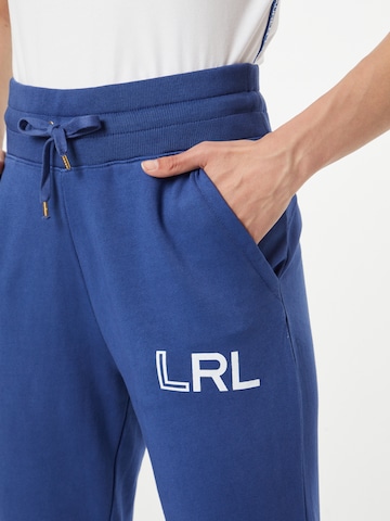 Tapered Pantaloni 'BARRIC' de la Lauren Ralph Lauren pe albastru