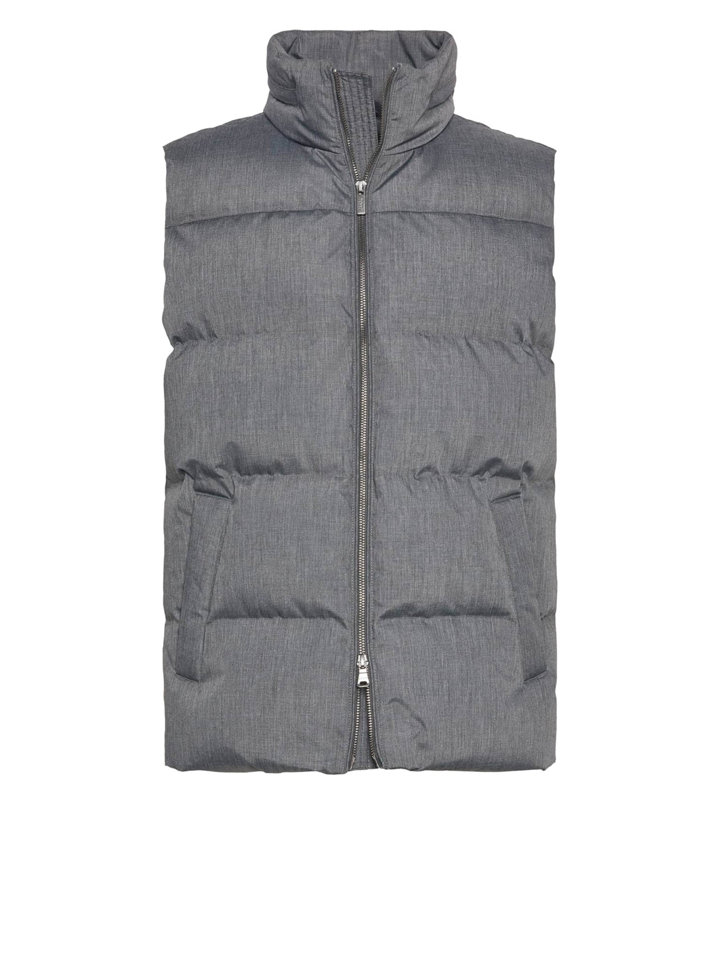 Boggi Milano Gilet en gris, Vue avec produit