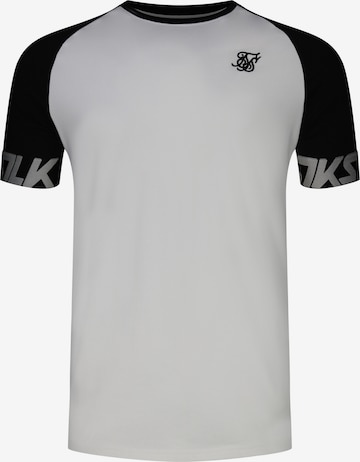 balta SikSilk Marškinėliai: priekis