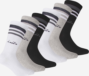 Diadora Athletic Socks in Grey: front