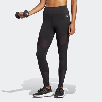 ADIDAS PERFORMANCE Skinny Workout Pants 'Train Essentials Dance High-Waisted ' in Black: front