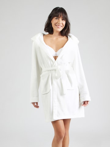 Halat de baie scurt 'Elea' de la ABOUT YOU pe alb: față