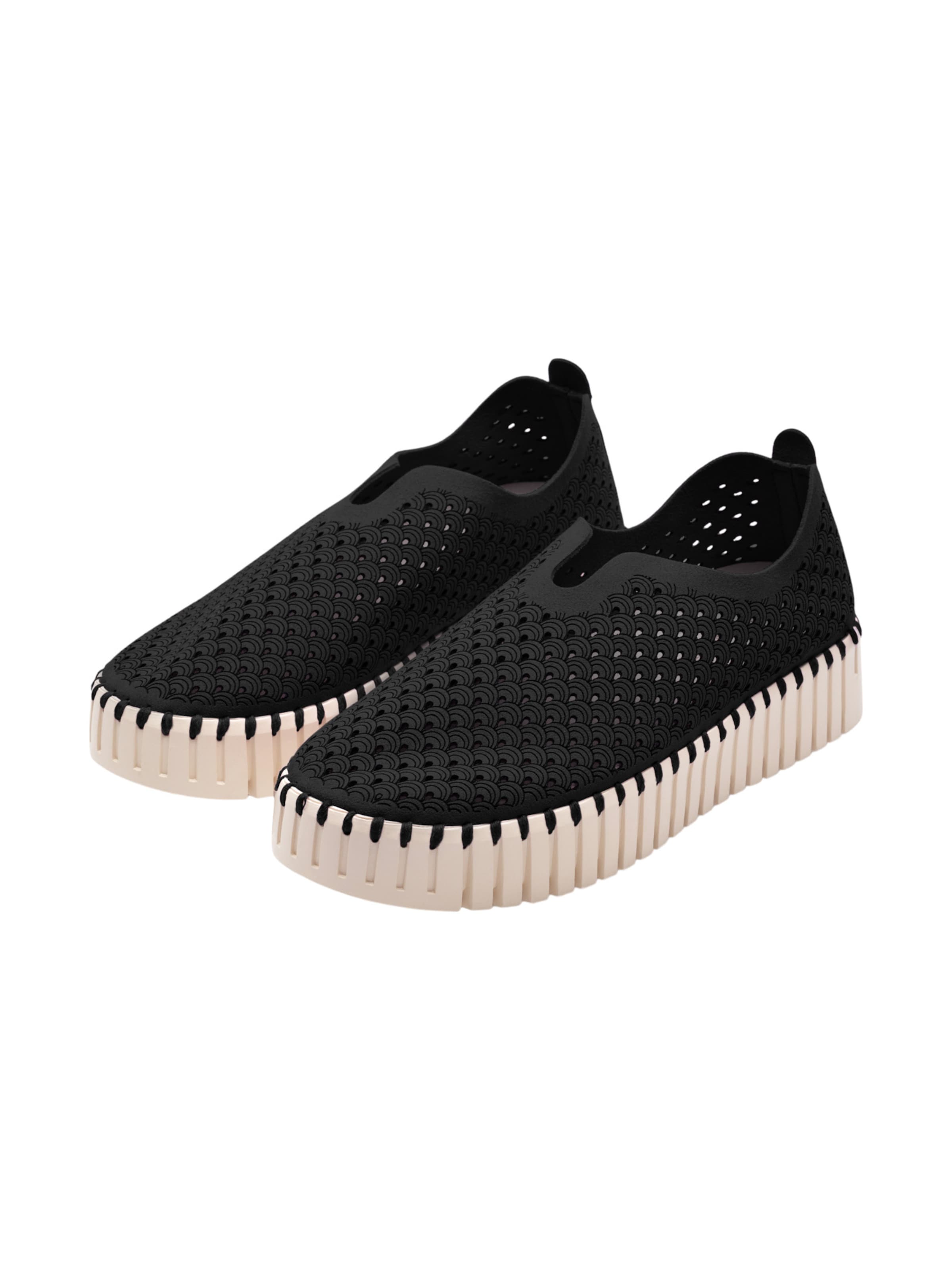 ILSE JACOBSEN Slip on -tennarit 'Tulip' värissä musta