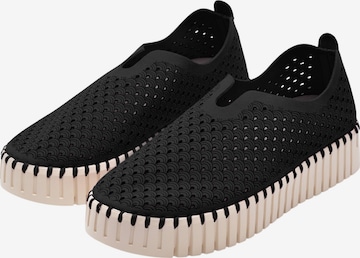 Slip on 'Tulip' ILSE JACOBSEN en noir : devant