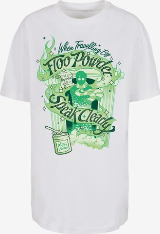 T-shirt 'Harry Potter Foo Powder' F4NT4STIC en blanc : devant