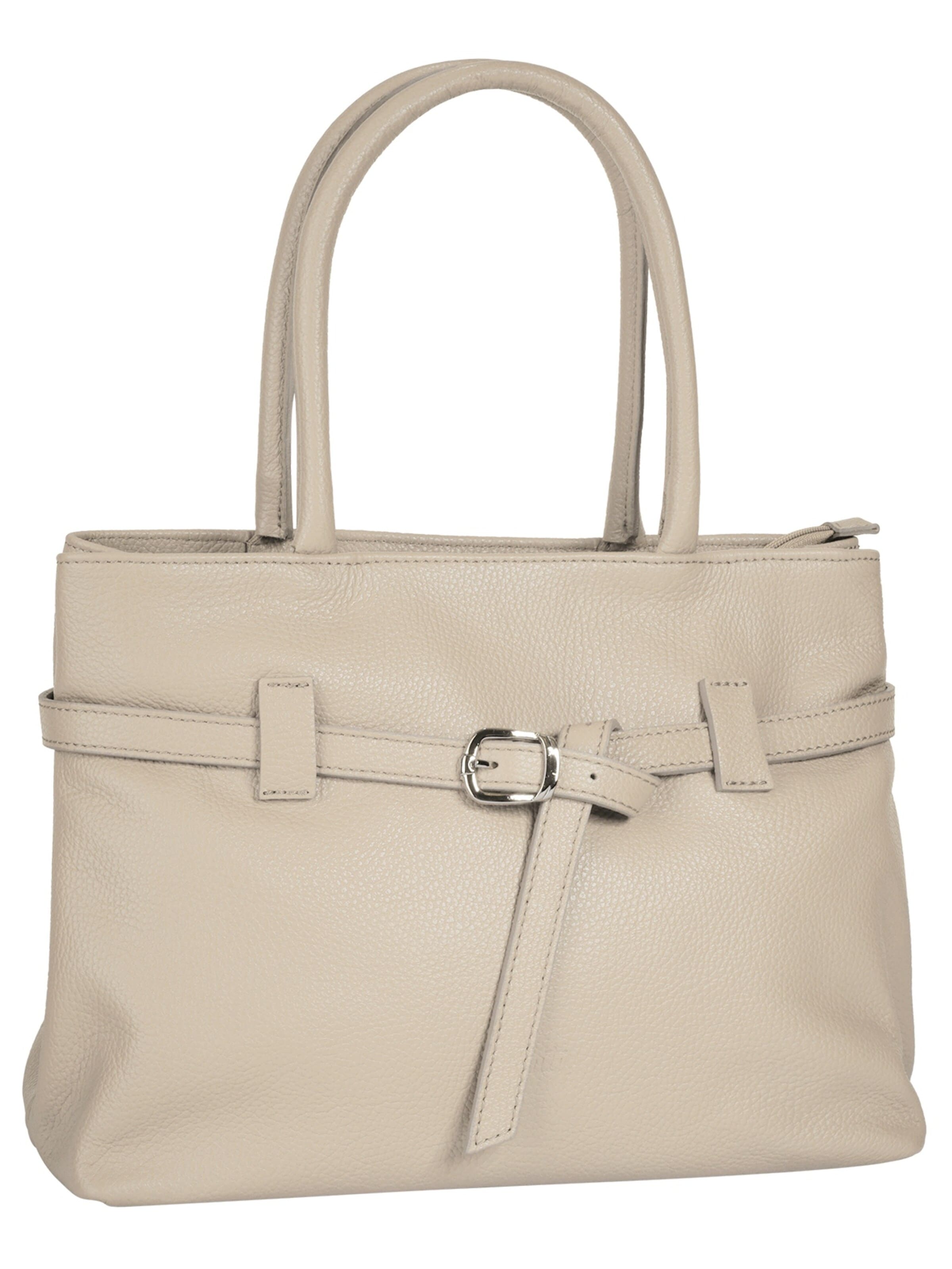 Cluty Handbag in Beige: front