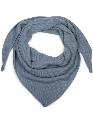 styleBREAKER Tuch 'Strick Dreiecktuch Einfarbig'‌‌‌‌‌‌‌ in Blau: Vorderseite