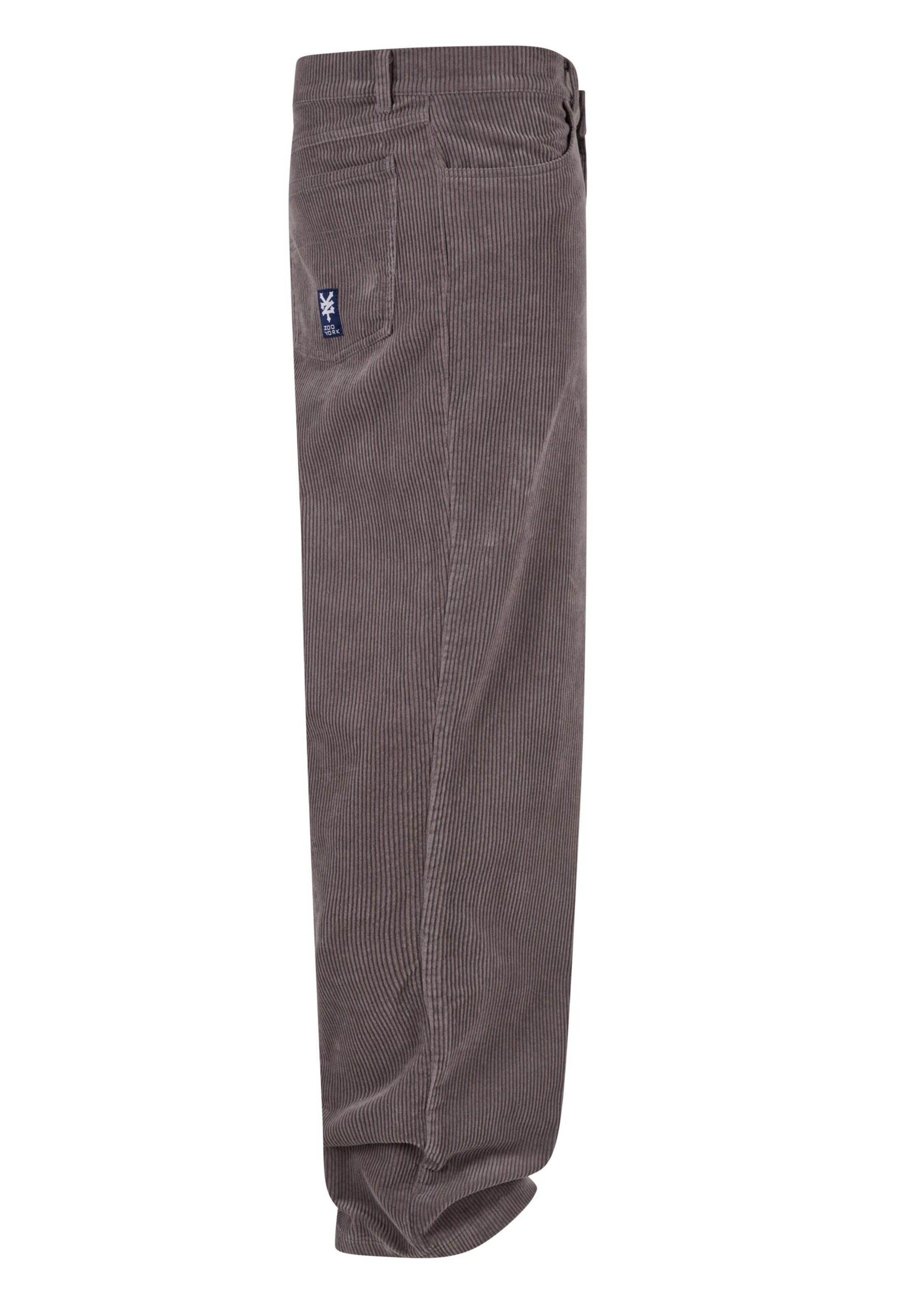 ZOO YORK Loose fit Trousers in Grey