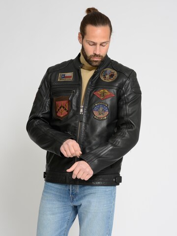 TOP GUN Between-season jacket in Black: front
