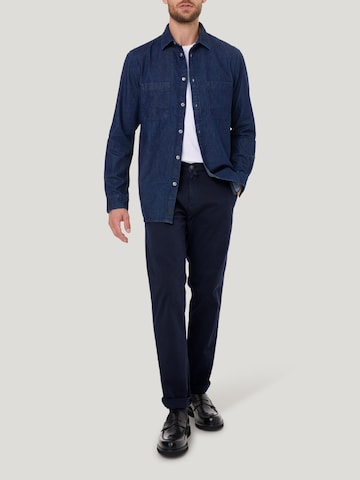 PIERRE CARDIN Slimfit Chinohose 'PC-Colmar' in Blau