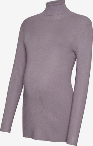 MAMALICIOUS Sweater 'Jacina' in Purple: front