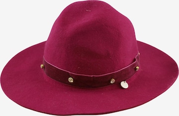 COMMA Hut oder Mütze 56 in Rot: Vorderseite