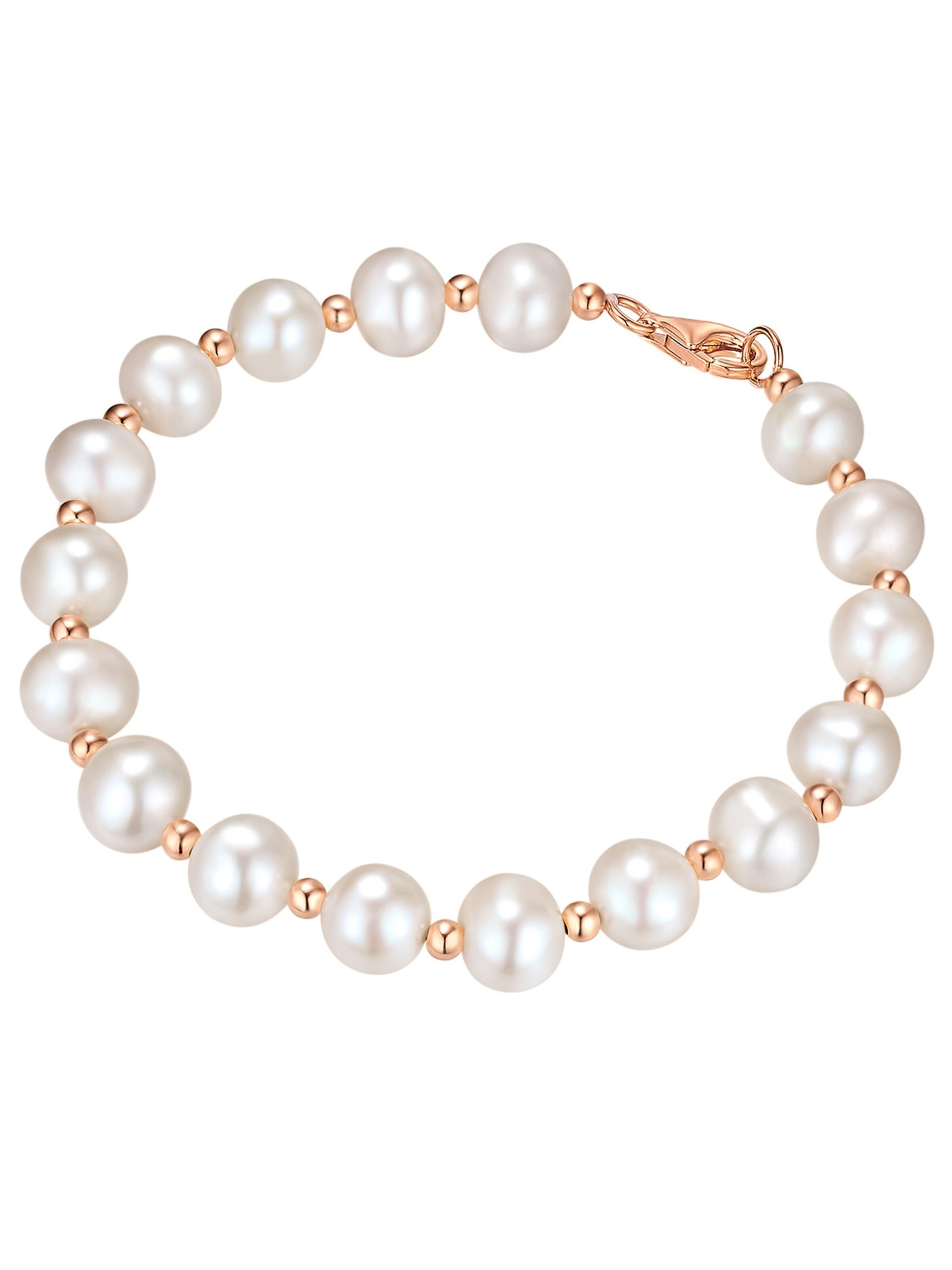 Valero Pearls Armband in Wit: voorkant