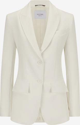 Nicowa Blazer CARIWO in Weiß: Vorderseite