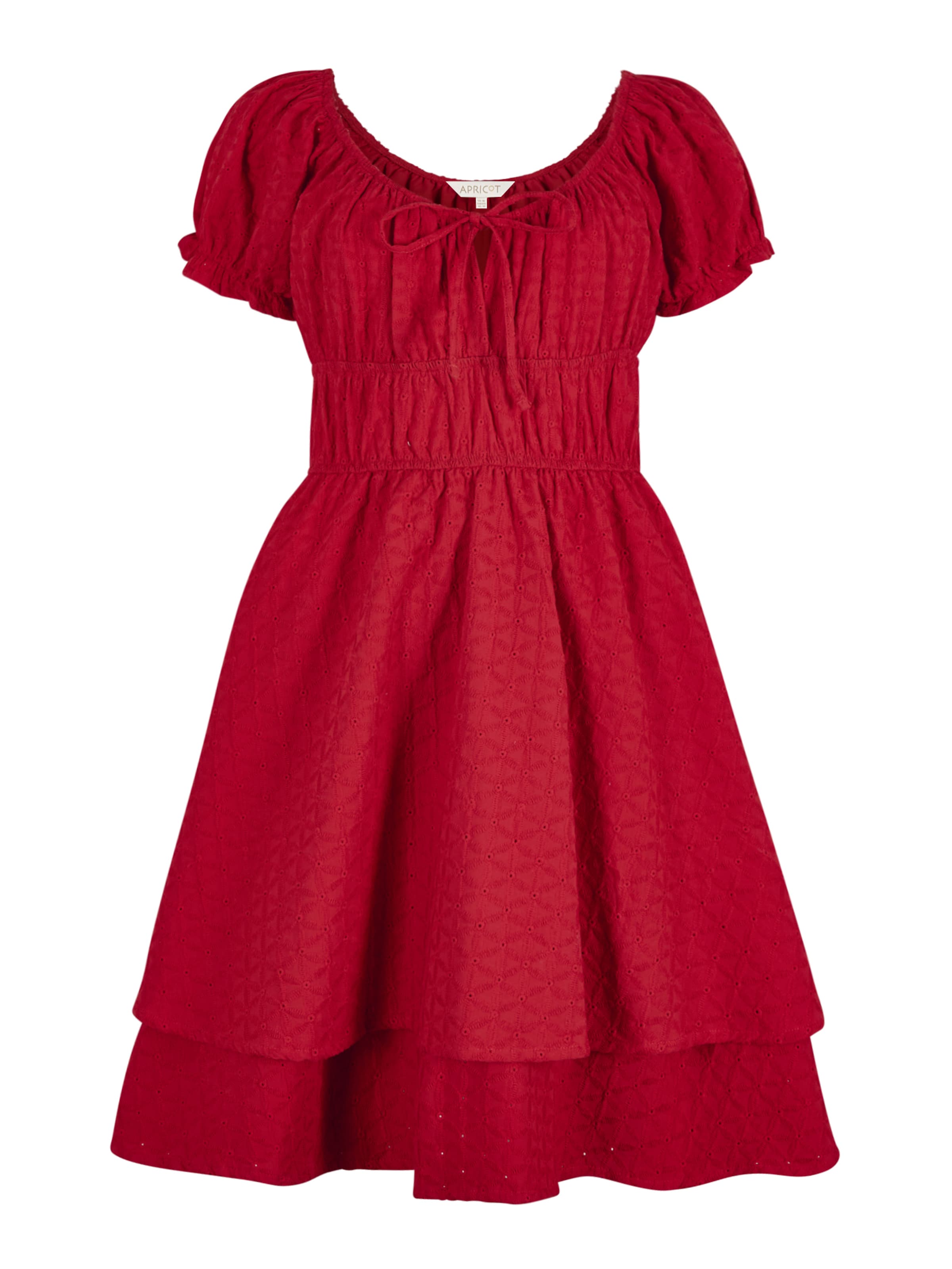 Robe ' ' Apricot en rouge : devant