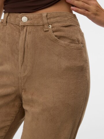 VERO MODA Baggy Broek 'Tessa' in Bruin