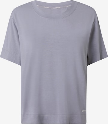 Calvin Klein Underwear Pajama Shirt in Purple: front