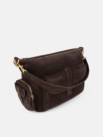 L37 HANDMADE SHOES - Bolso de mano 'GLOBETROTTER' en marrón